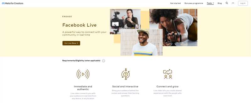 Facebook Live и реклама: создание прямых трансляций для бизнеса